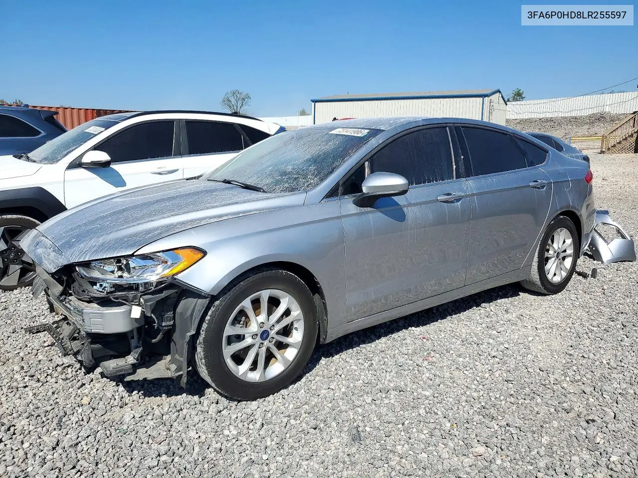 FORD FUSION 2020, VIN 3FA6P0HD8LR255597
