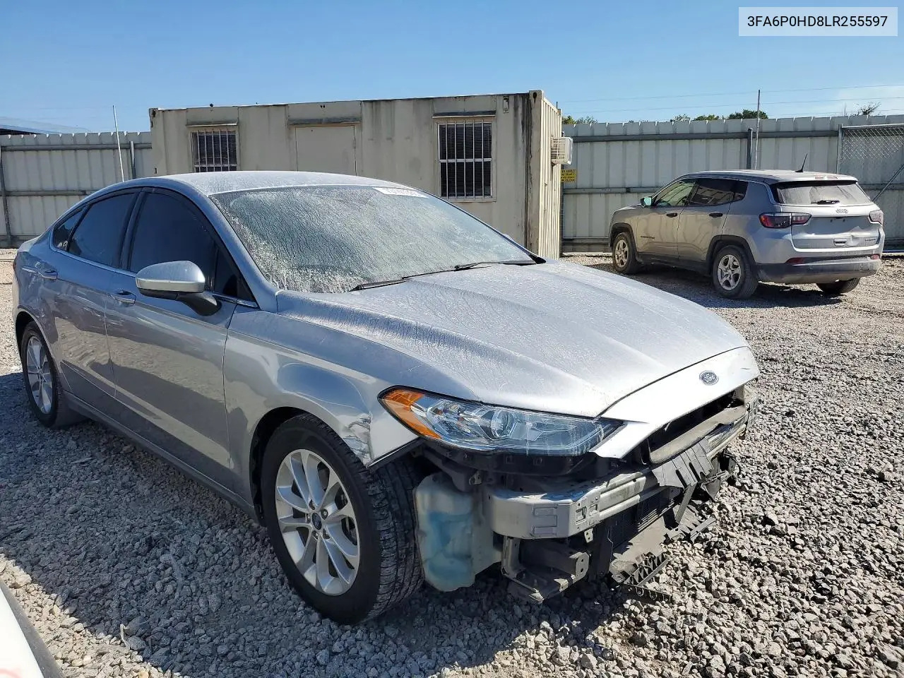 2020 FORD FUSION VIN 3FA6P0HD8LR255597 — фото 4