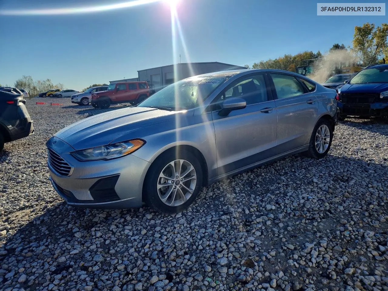 FORD FUSION 2020, VIN 3FA6P0HD9LR132312