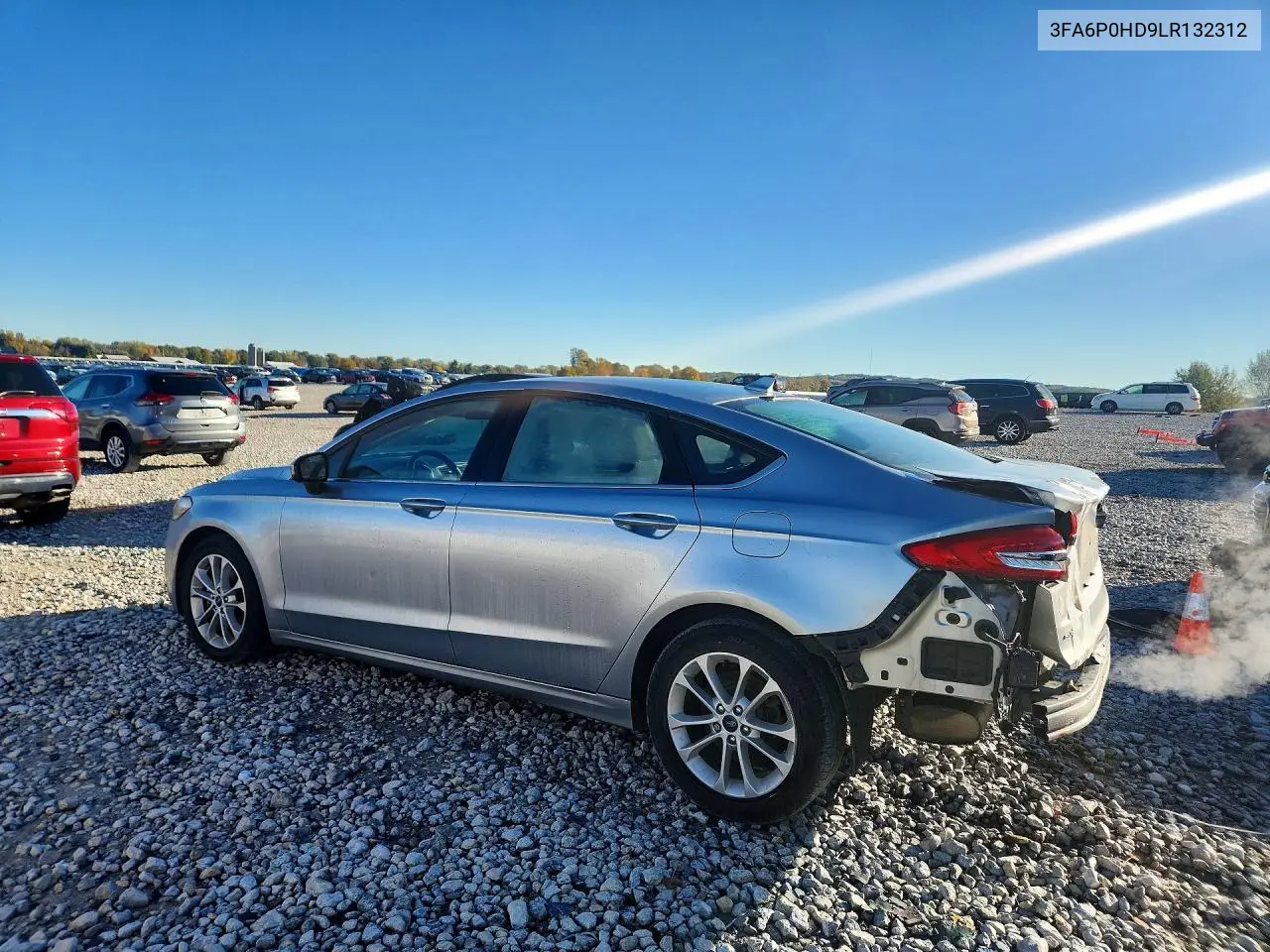 2020 FORD FUSION VIN 3FA6P0HD9LR132312 — фото 2