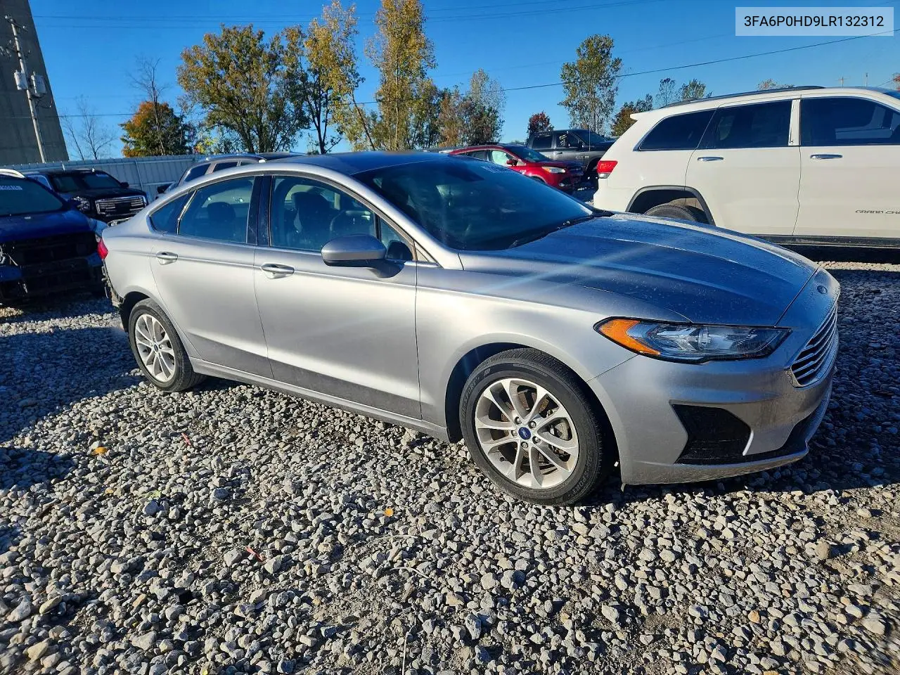2020 FORD FUSION VIN 3FA6P0HD9LR132312 — фото 4