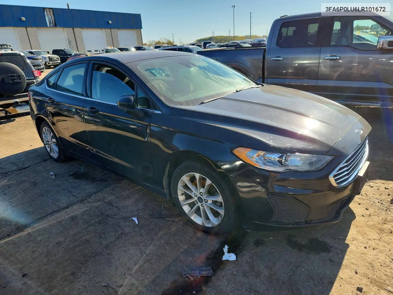 2020 FORD FUSION VIN 3FA6P0LU6LR101672 — фото 4