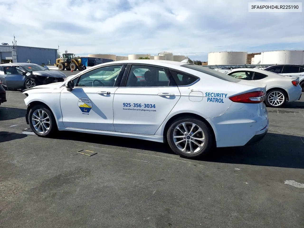 2020 FORD FUSION VIN 3FA6P0HD4LR225190 — фото 2