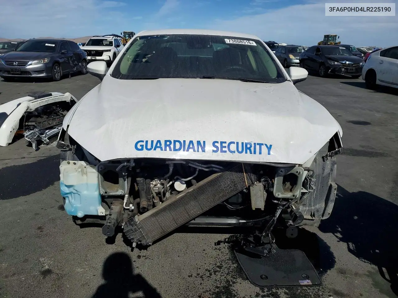 2020 FORD FUSION VIN 3FA6P0HD4LR225190 — фото 5