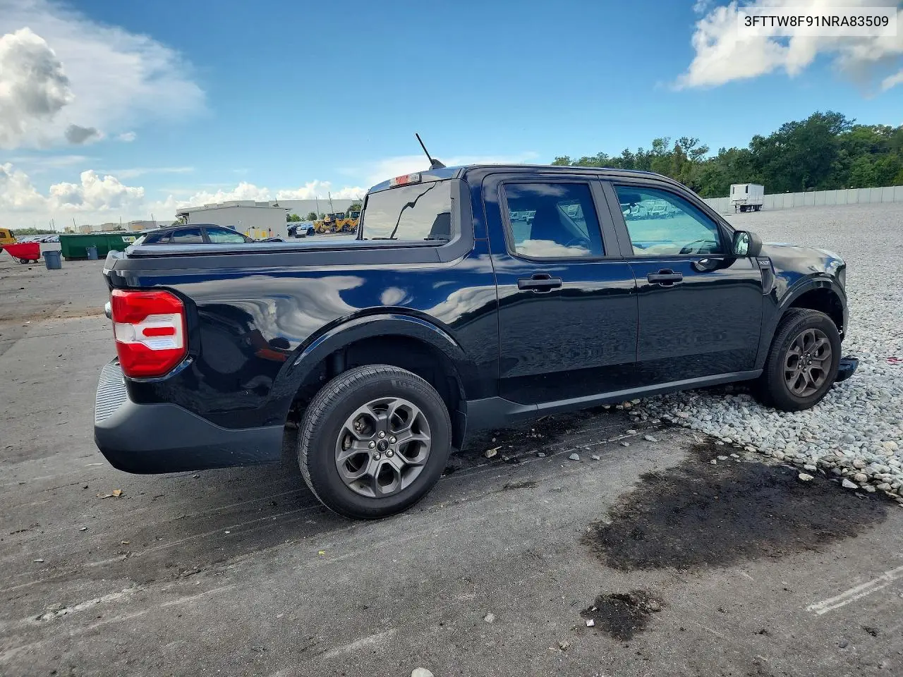 2022 FORD MAVERICK VIN 3FTTW8F91NRA83509 — фото 3