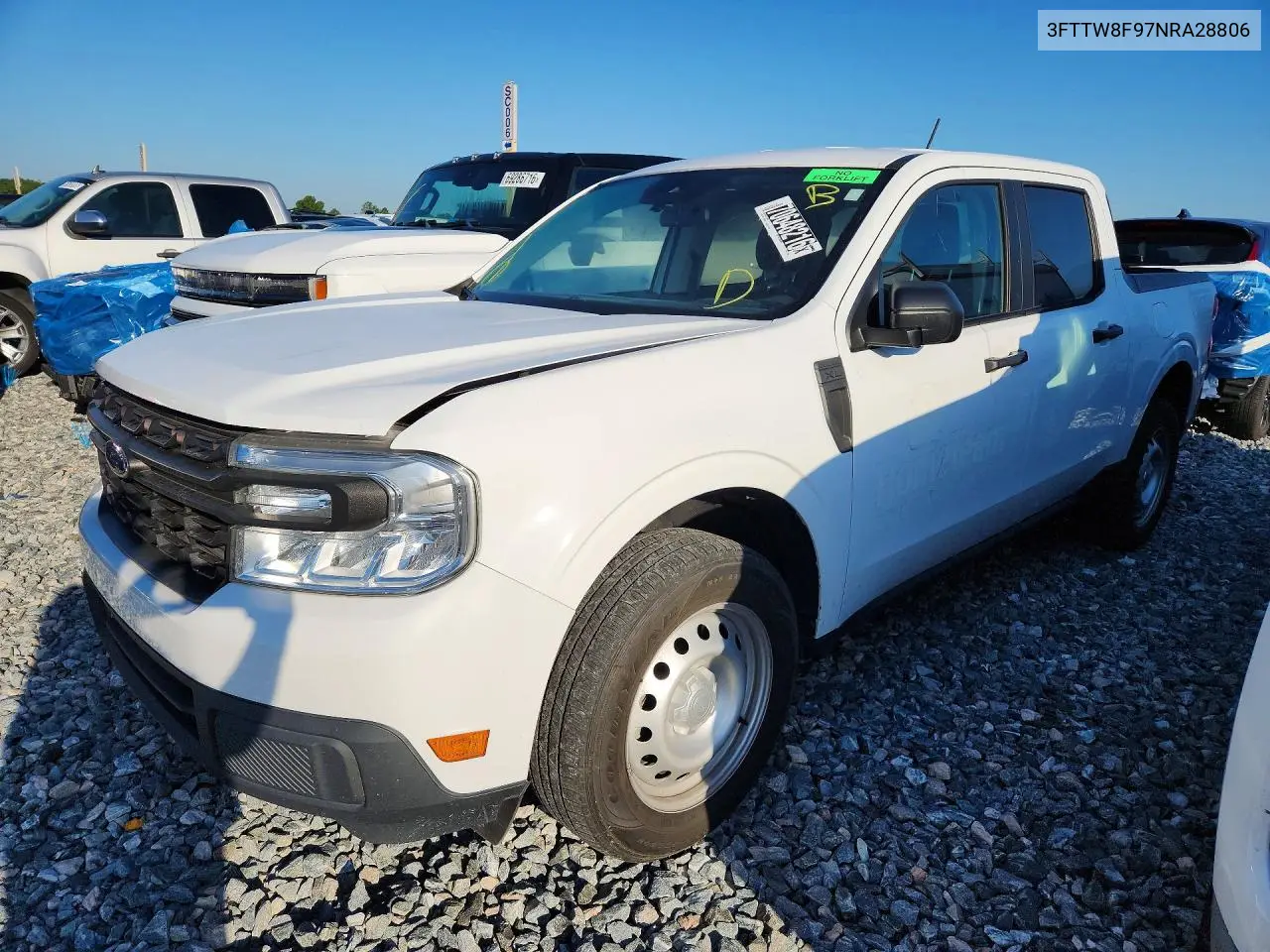 FORD MAVERICK 2022, VIN 3FTTW8F97NRA28806