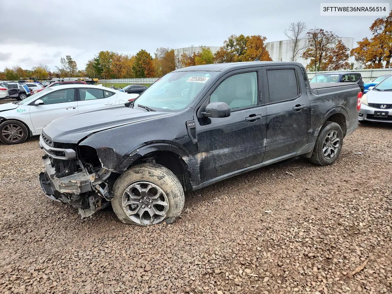 FORD MAVERICK 2022, VIN 3FTTW8E36NRA56514