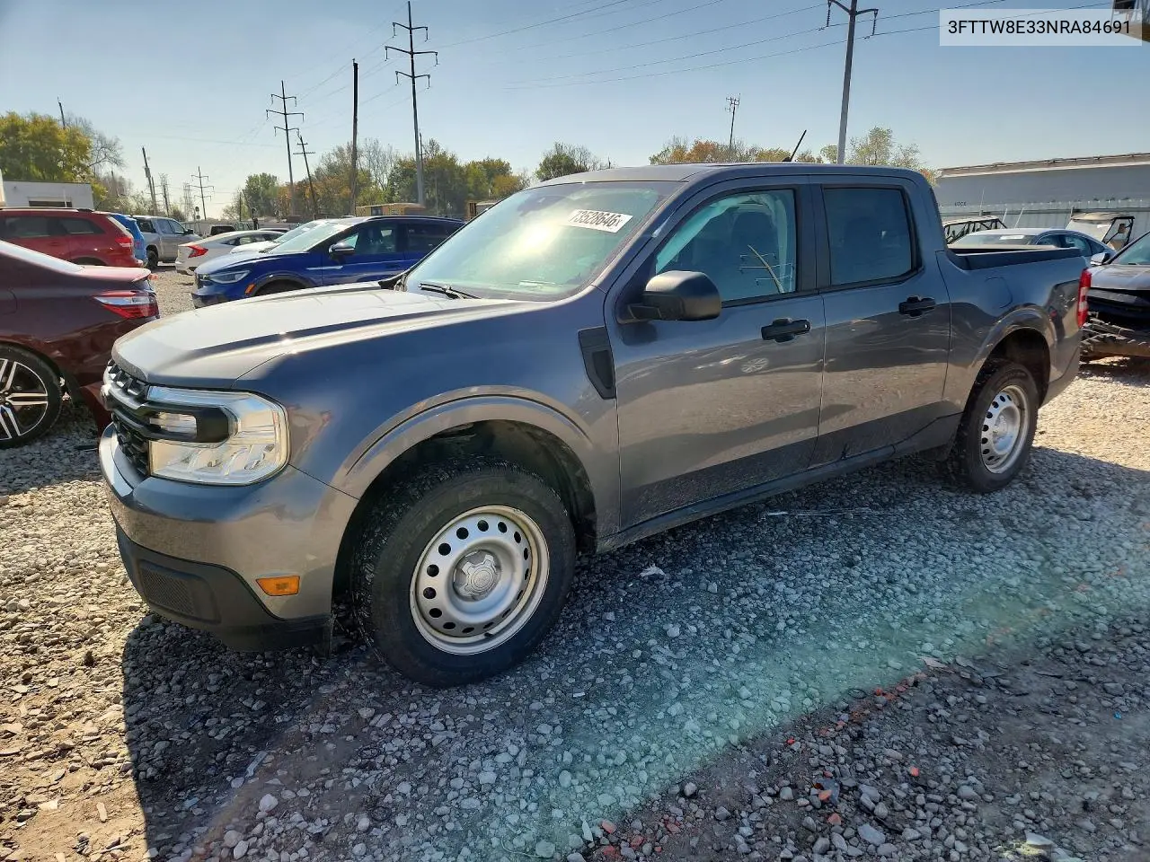 FORD MAVERICK 2022, VIN 3FTTW8E33NRA84691