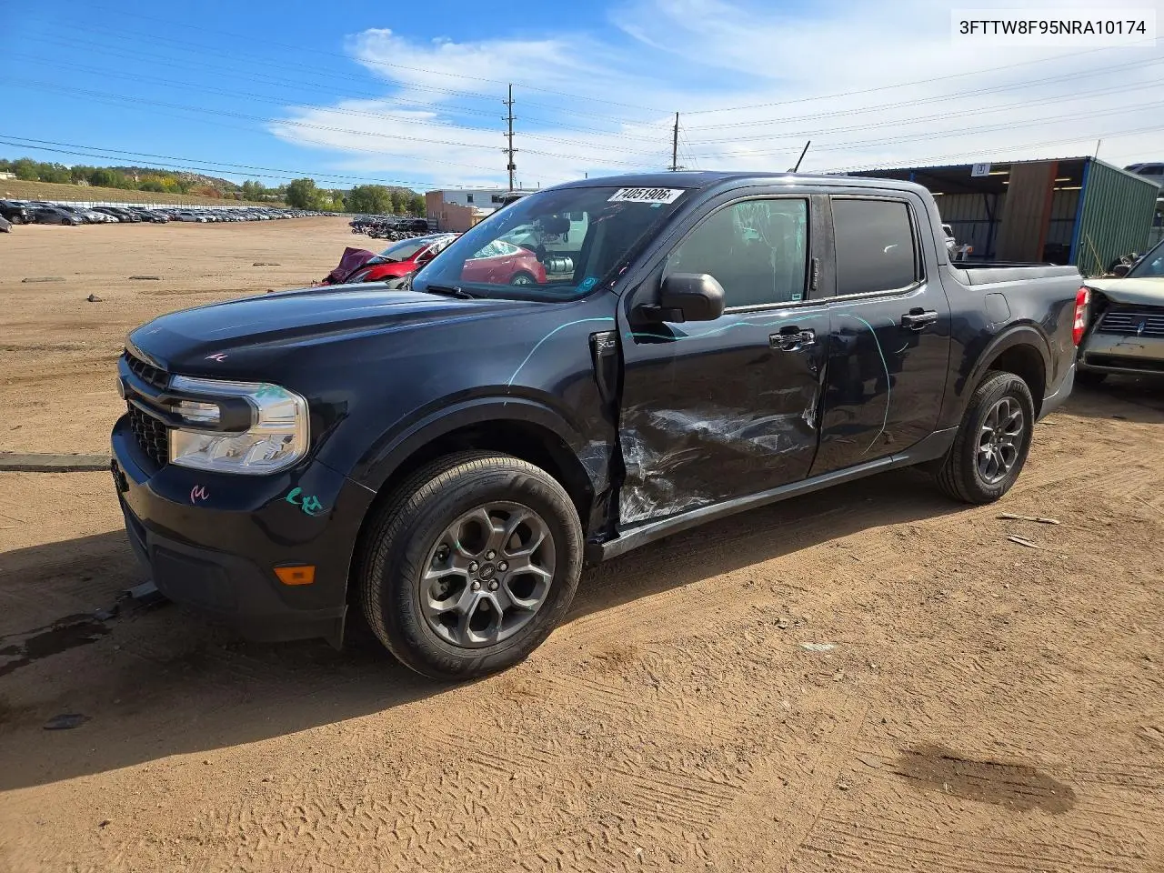 FORD MAVERICK 2022, VIN 3FTTW8F95NRA10174