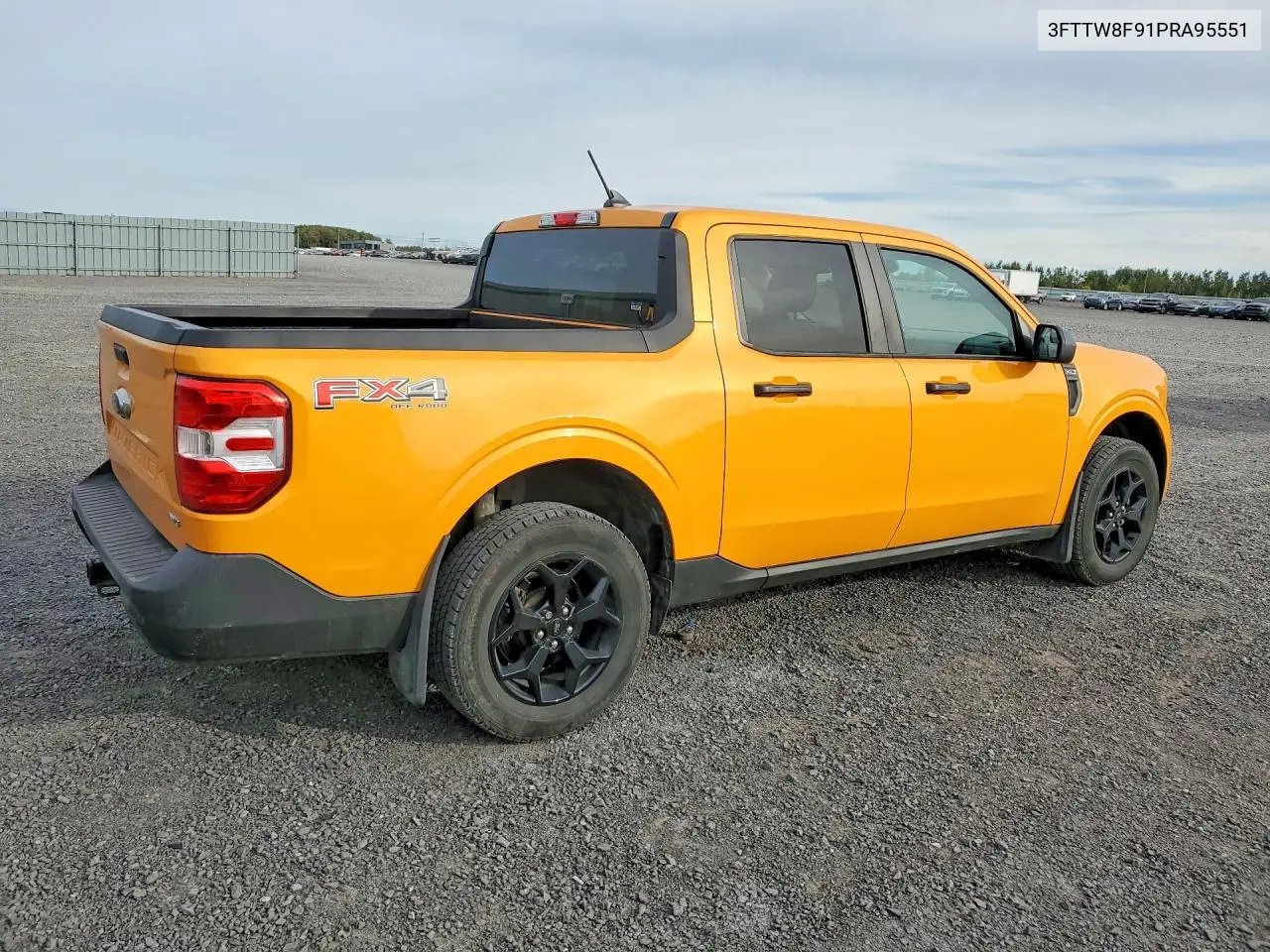 2023 FORD MAVERICK VIN 3FTTW8F91PRA95551 — фото 3