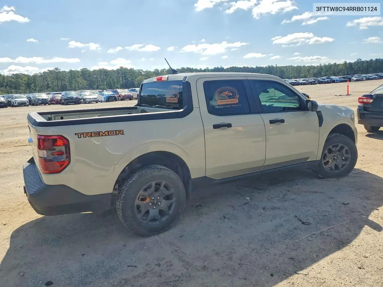 2024 FORD MAVERICK VIN 3FTTW8C94RRB01124 — фото 3