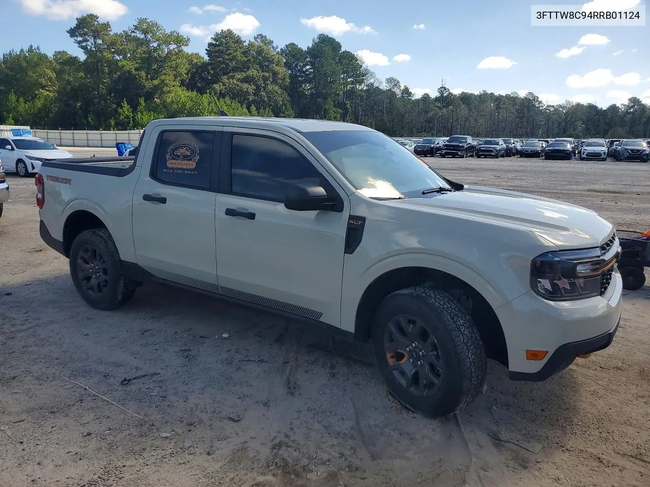 2024 FORD MAVERICK VIN 3FTTW8C94RRB01124 — фото 4