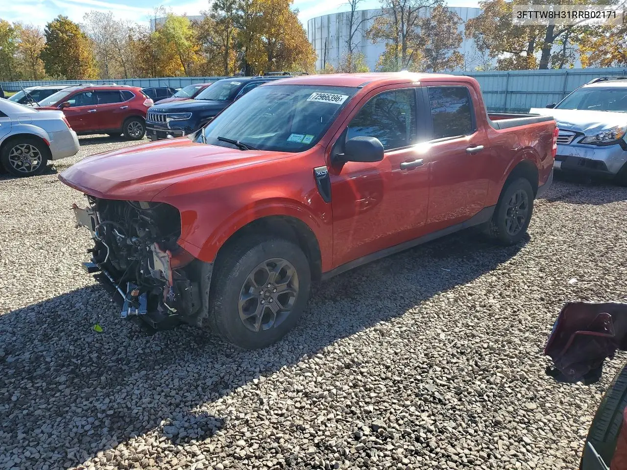FORD MAVERICK 2024, VIN 3FTTW8H31RRB02171
