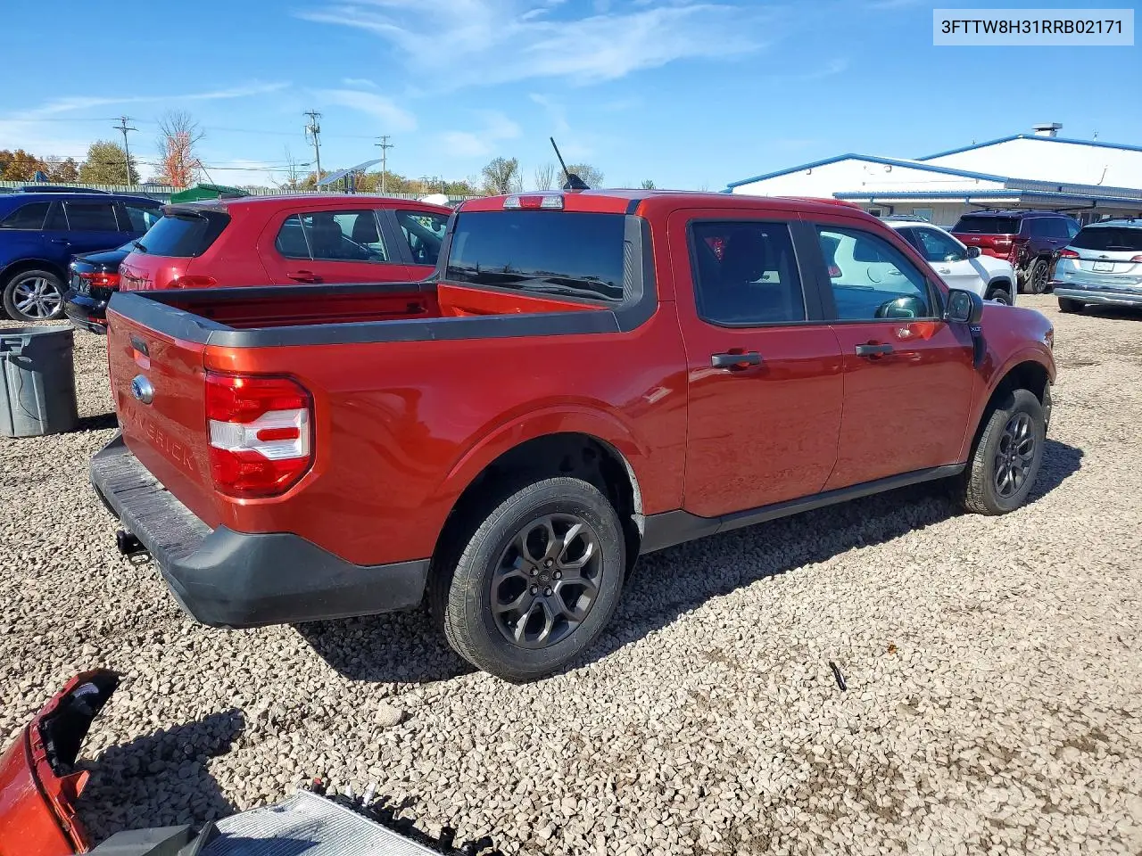 2024 FORD MAVERICK VIN 3FTTW8H31RRB02171 — фото 3