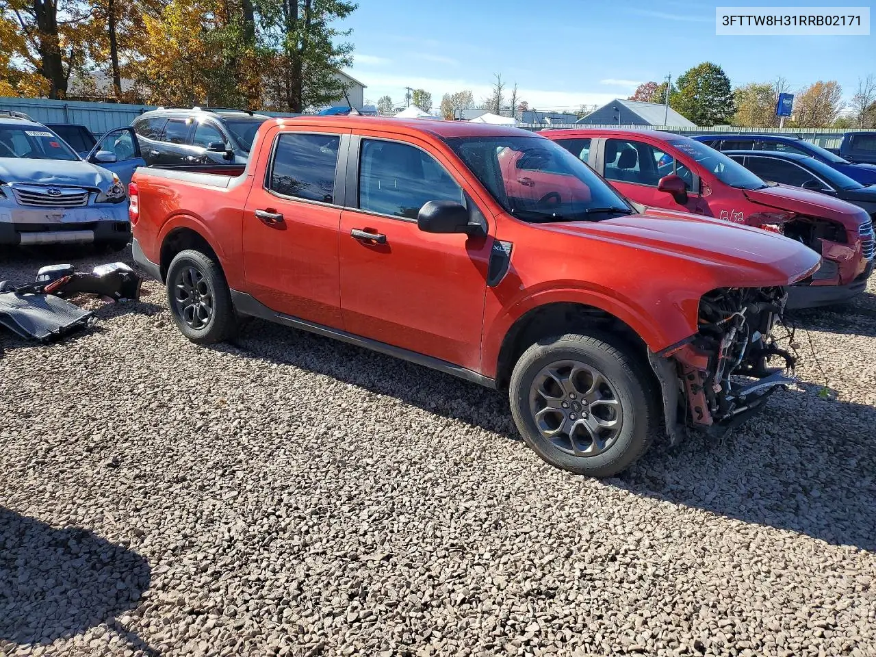 2024 FORD MAVERICK VIN 3FTTW8H31RRB02171 — фото 4