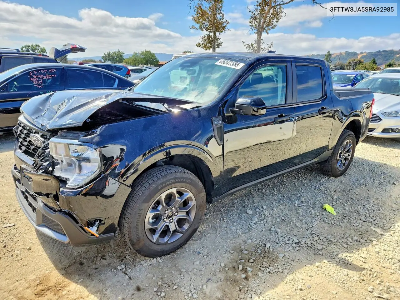 FORD MAVERICK 2025, VIN 3FTTW8JA5SRA92985