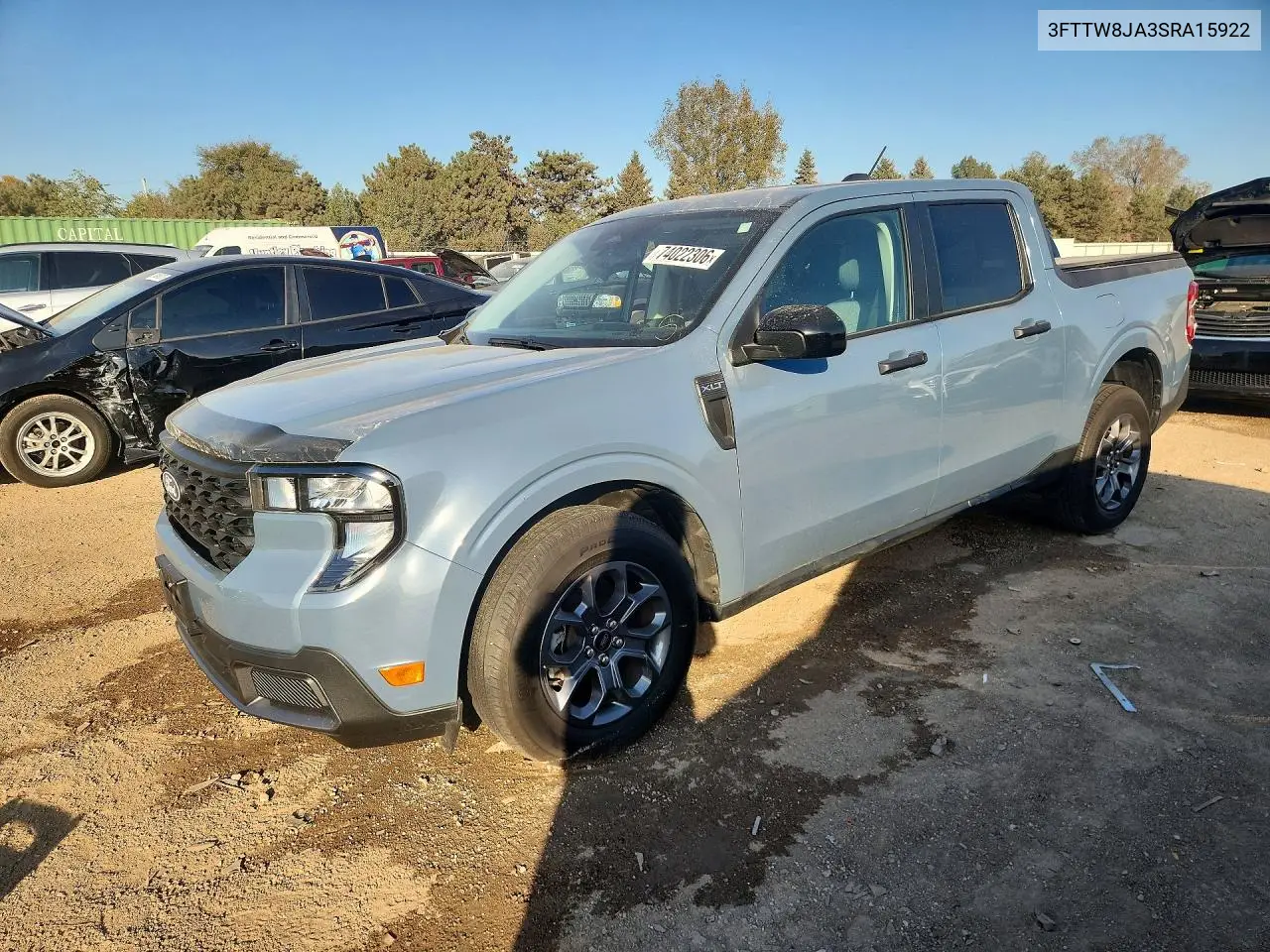 FORD MAVERICK 2025, VIN 3FTTW8JA3SRA15922