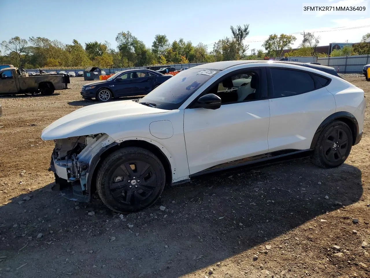 FORD MUSTANG MACH-E 2021, VIN 3FMTK2R71MMA36409