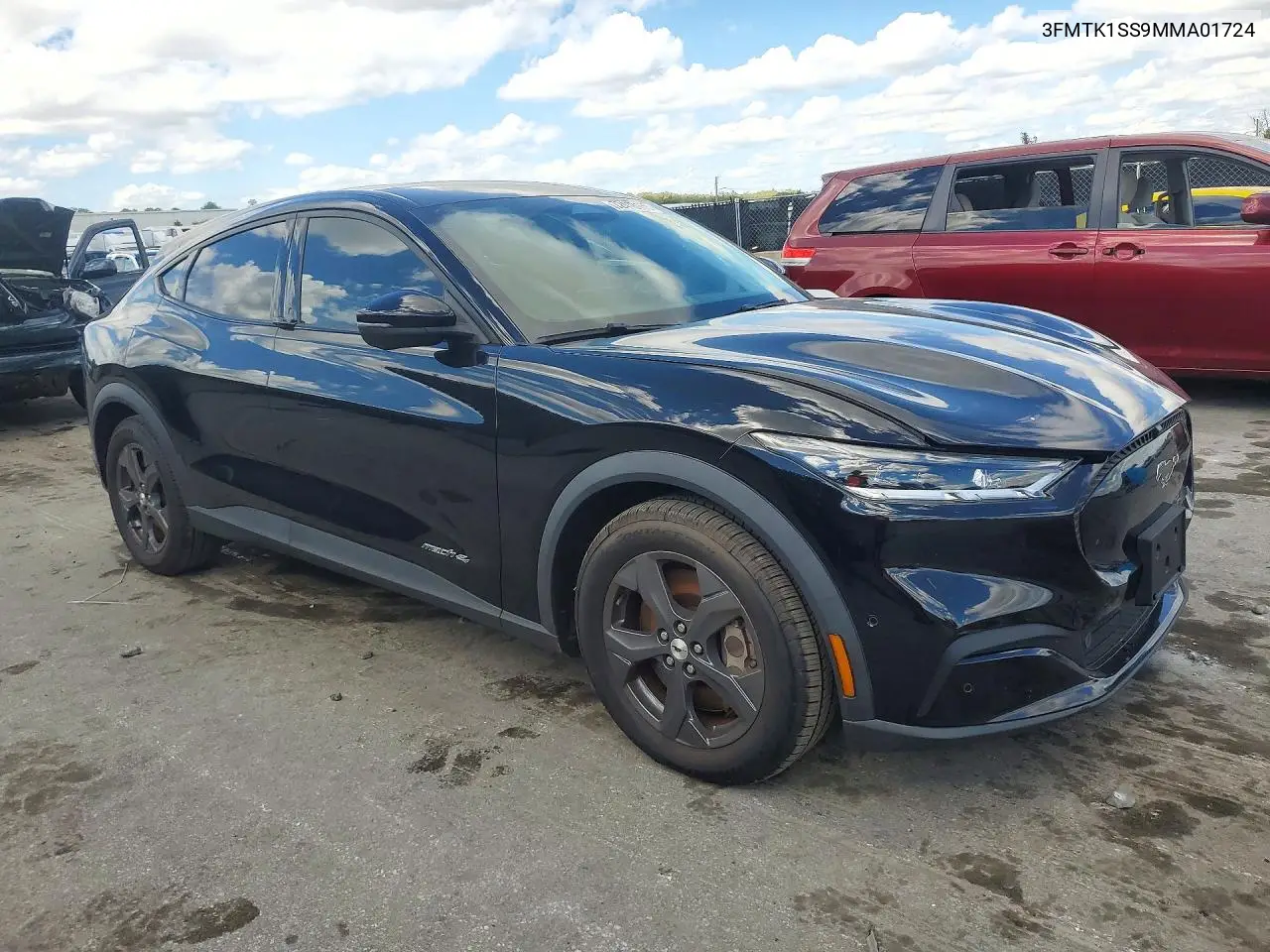 2021 FORD MUSTANG MACH-E VIN 3FMTK1SS9MMA01724 — фото 4