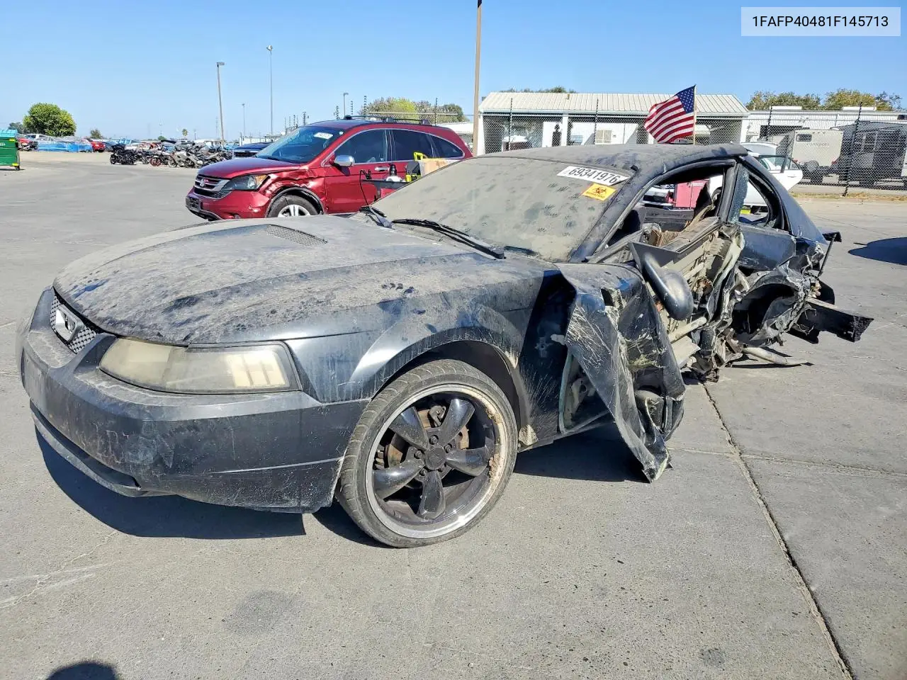 FORD MUSTANG 2001, VIN 1FAFP40481F145713