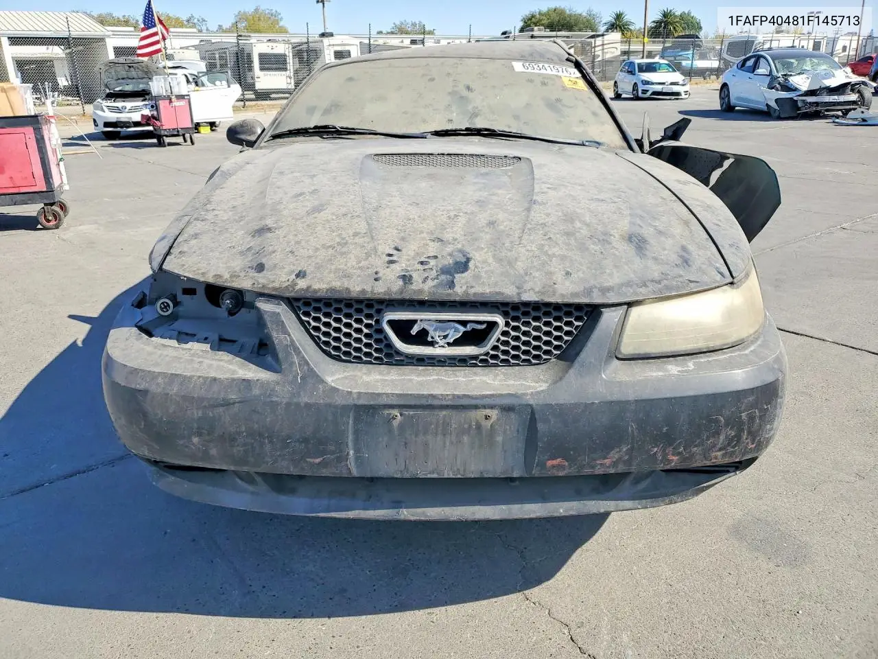 2001 FORD MUSTANG VIN 1FAFP40481F145713 — фото 5