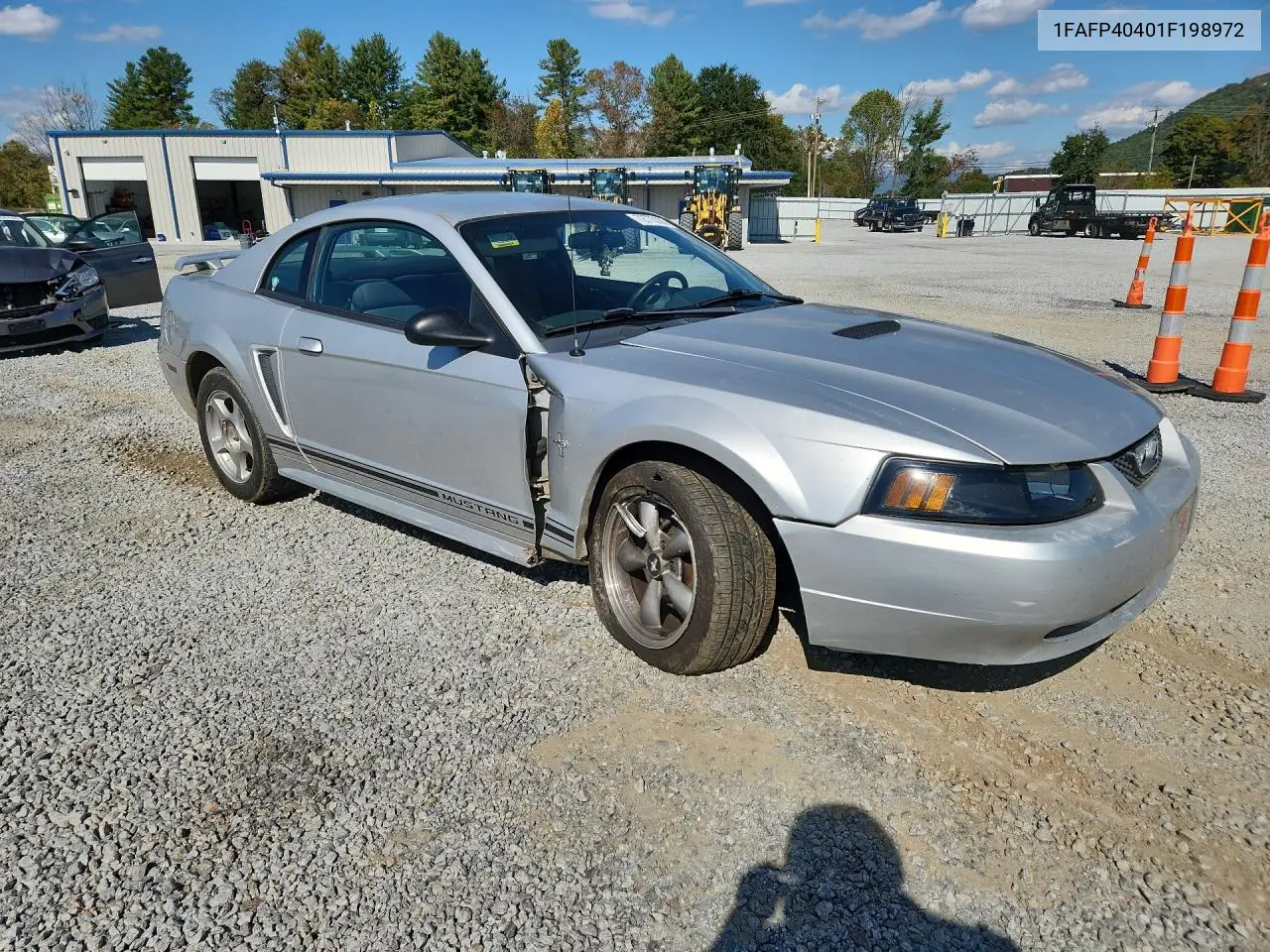2001 FORD MUSTANG VIN 1FAFP40401F198972 — фото 4