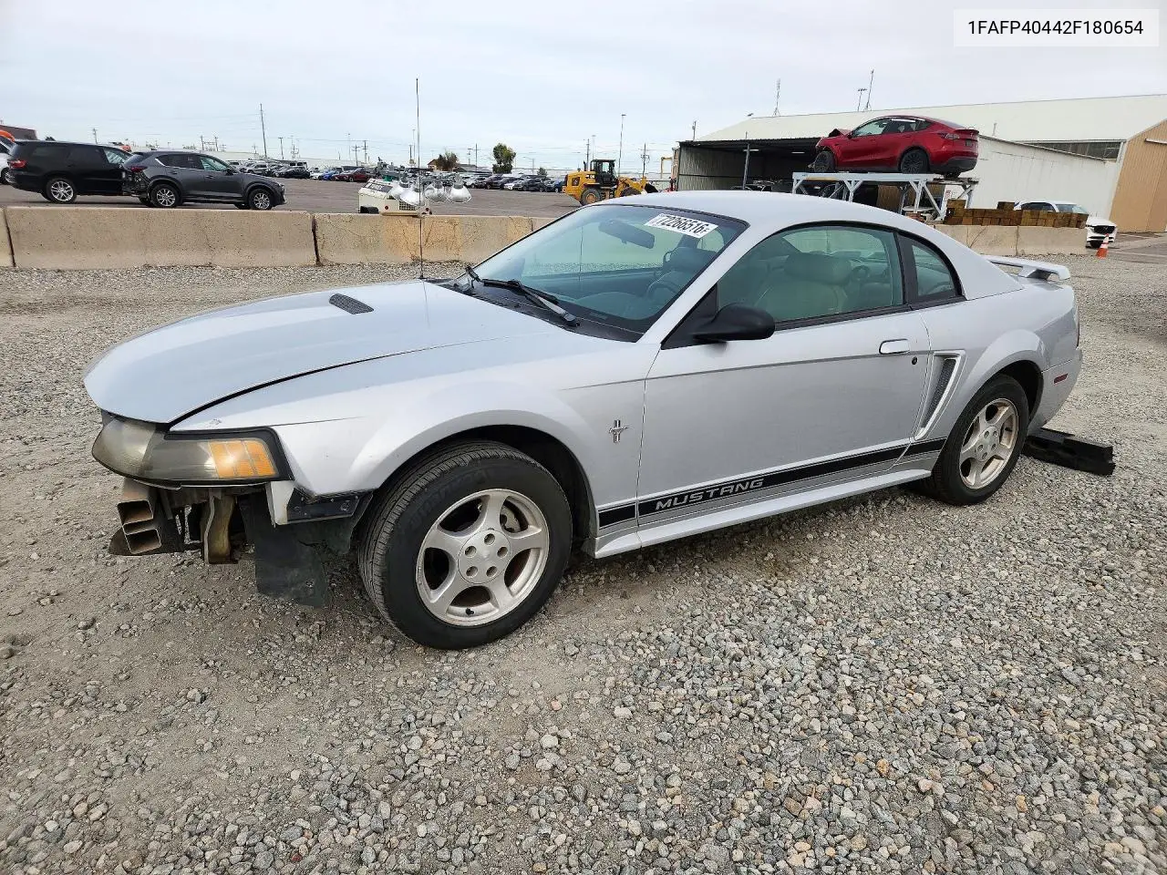 FORD MUSTANG 2002, VIN 1FAFP40442F180654