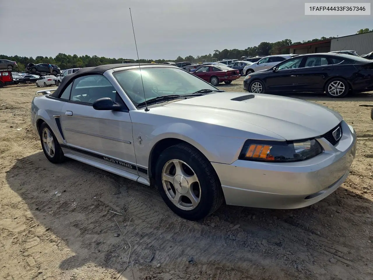 2003 FORD MUSTANG VIN 1FAFP44433F367346 — фото 4