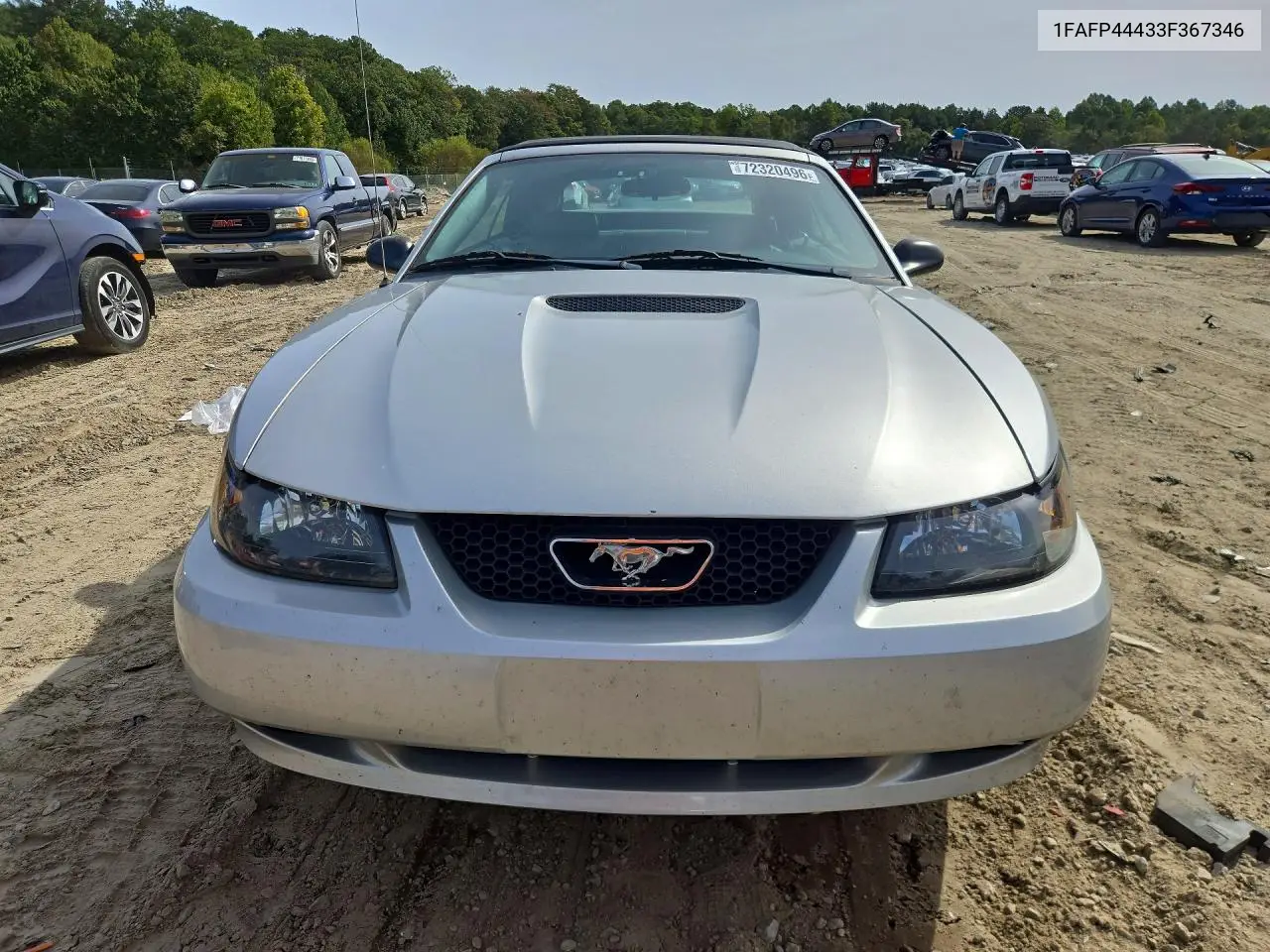 2003 FORD MUSTANG VIN 1FAFP44433F367346 — фото 5