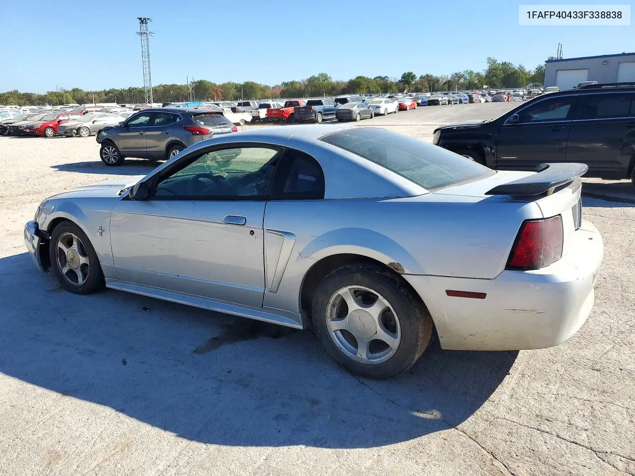 2003 FORD MUSTANG VIN 1FAFP40433F338838 — фото 2