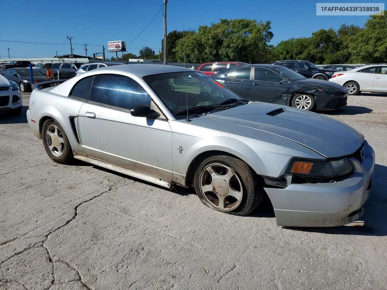 2003 FORD MUSTANG VIN 1FAFP40433F338838 — фото 4