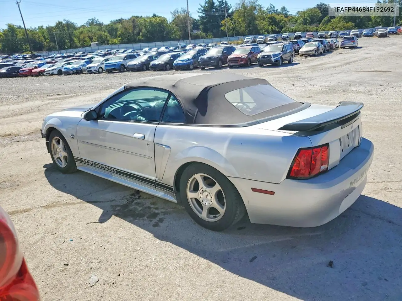 2004 FORD MUSTANG VIN 1FAFP44684F192692 — фото 2