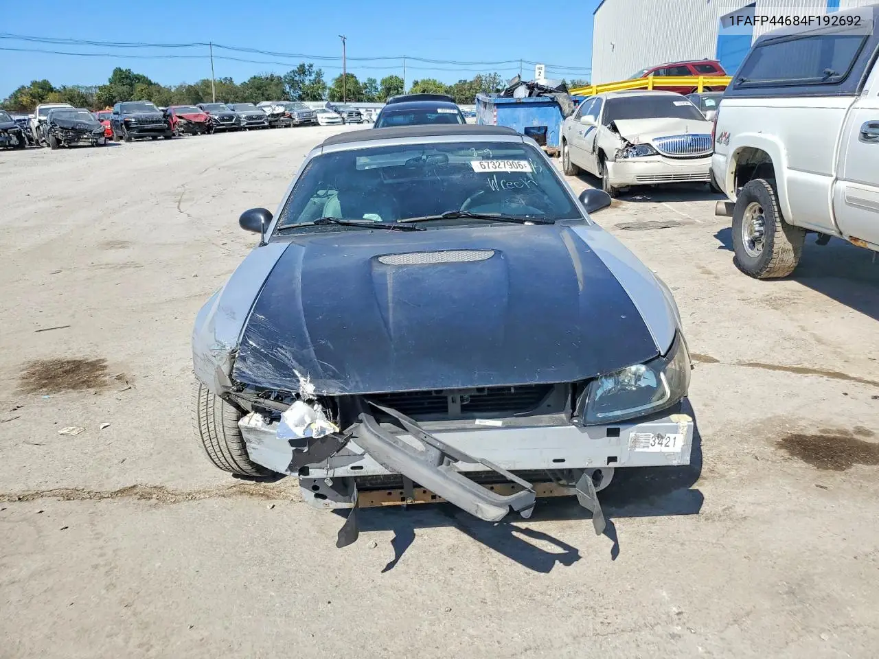 2004 FORD MUSTANG VIN 1FAFP44684F192692 — фото 5