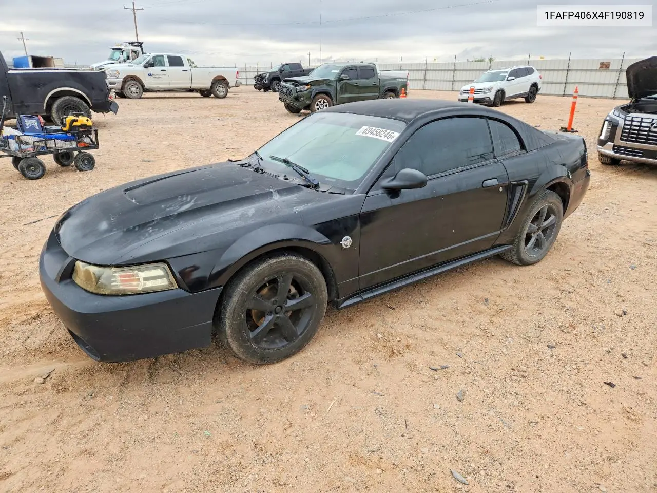 FORD MUSTANG 2004, VIN 1FAFP406X4F190819