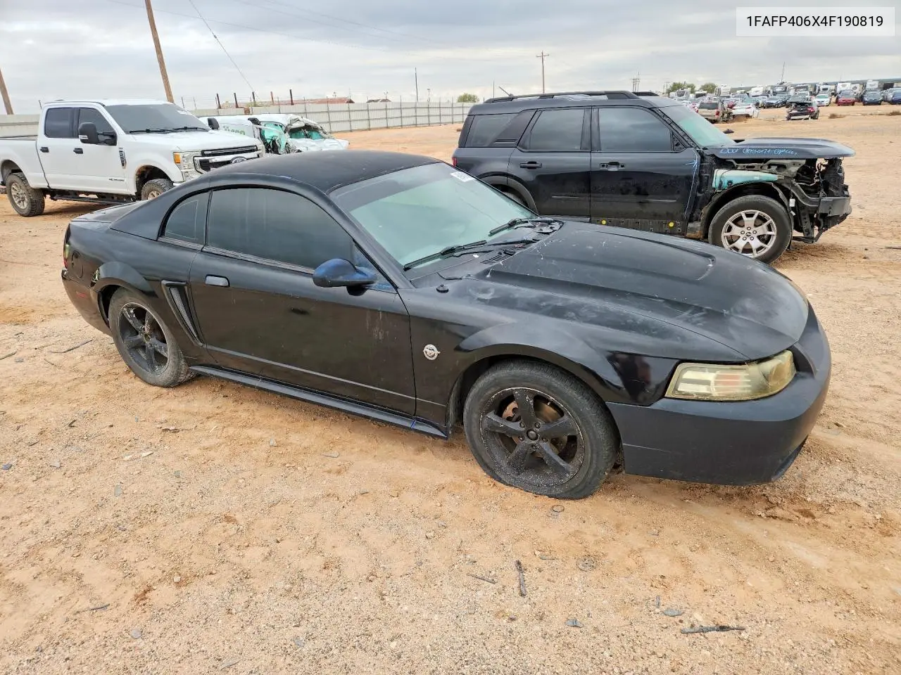 2004 FORD MUSTANG VIN 1FAFP406X4F190819 — фото 4