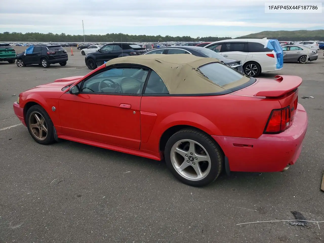 2004 FORD MUSTANG VIN 1FAFP45X44F187786 — фото 2