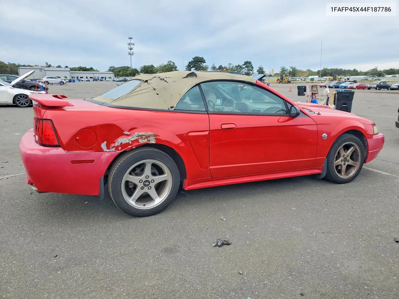 2004 FORD MUSTANG VIN 1FAFP45X44F187786 — фото 3