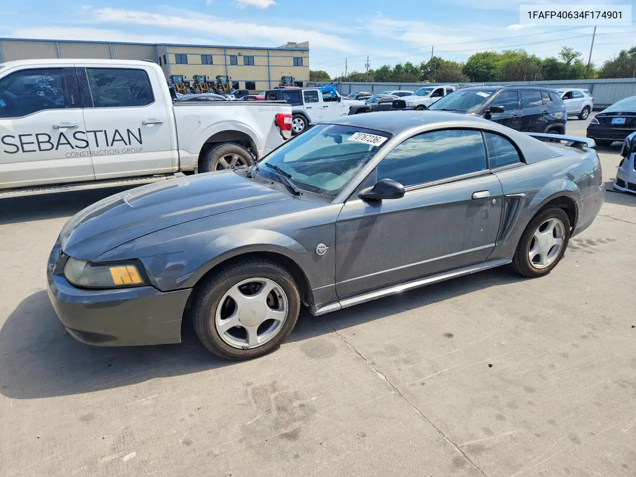 FORD MUSTANG 2004, VIN 1FAFP40634F174901