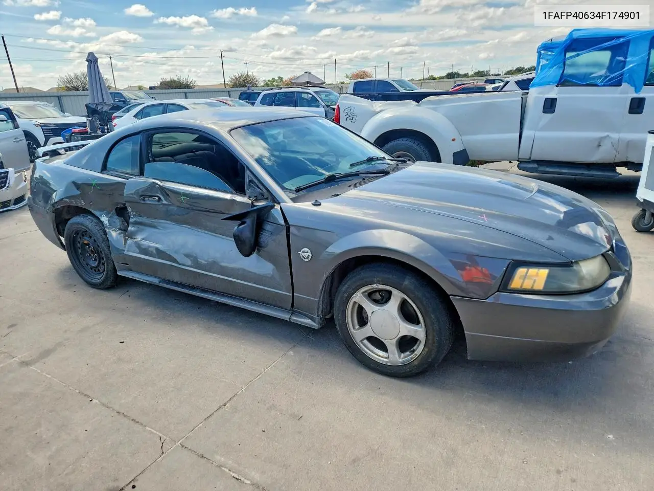 2004 FORD MUSTANG VIN 1FAFP40634F174901 — фото 4
