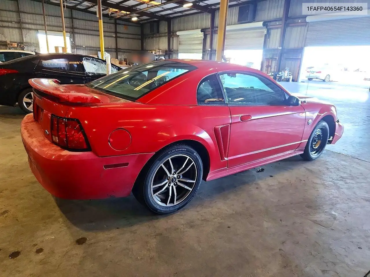 2004 FORD MUSTANG VIN 1FAFP40654F143360 — фото 3