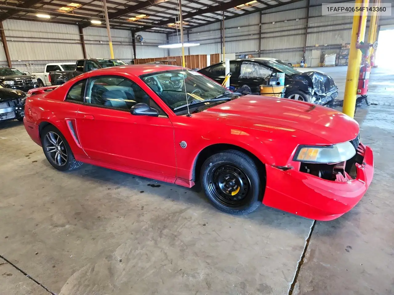 2004 FORD MUSTANG VIN 1FAFP40654F143360 — фото 4