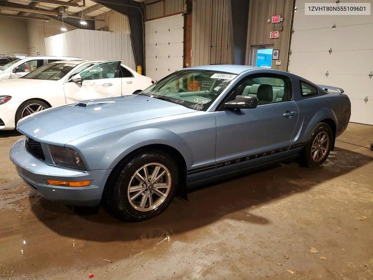 FORD MUSTANG 2005, VIN 1ZVHT80N555109601