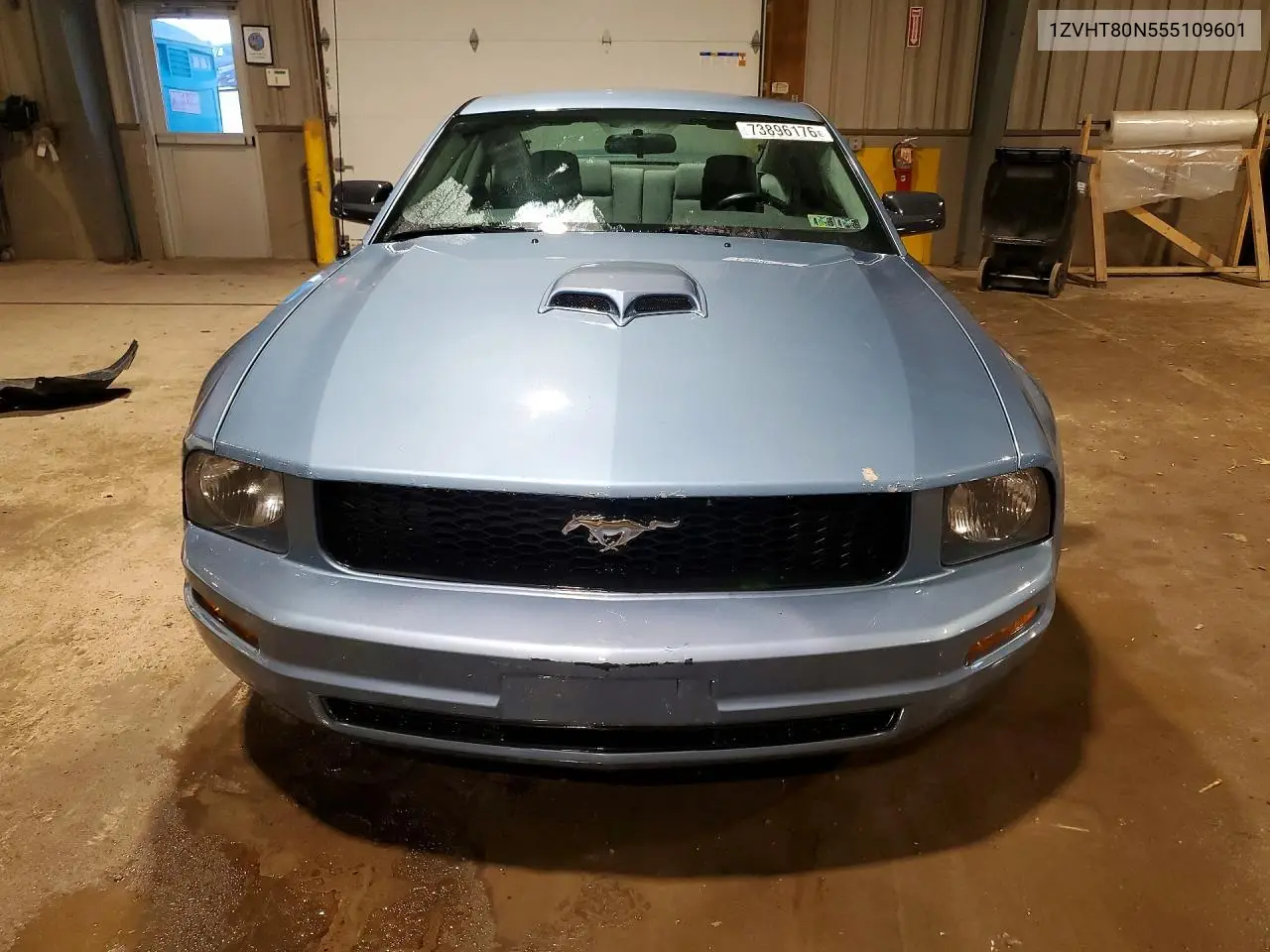 2005 FORD MUSTANG VIN 1ZVHT80N555109601 — фото 5