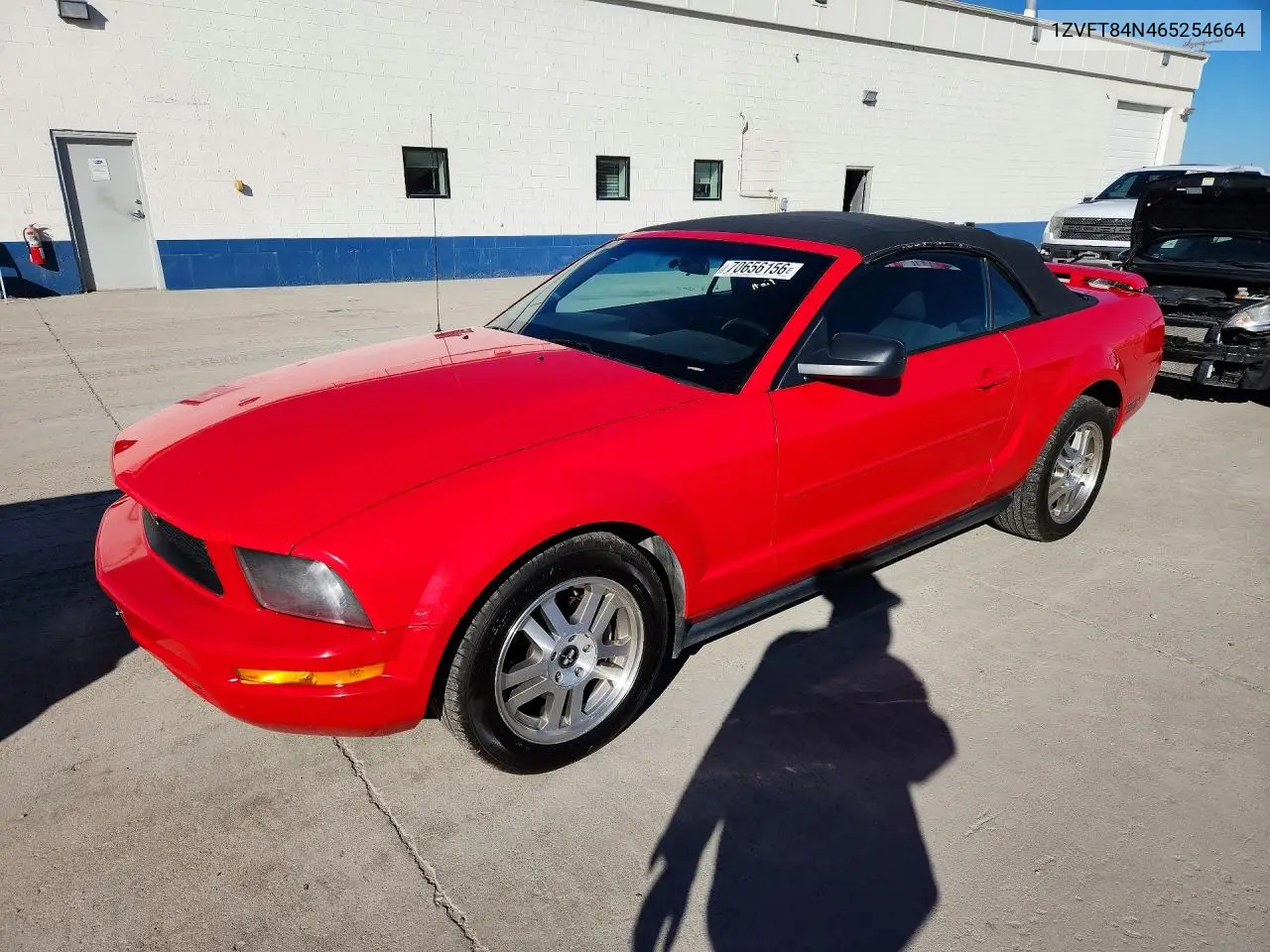 FORD MUSTANG 2006, VIN 1ZVFT84N465254664