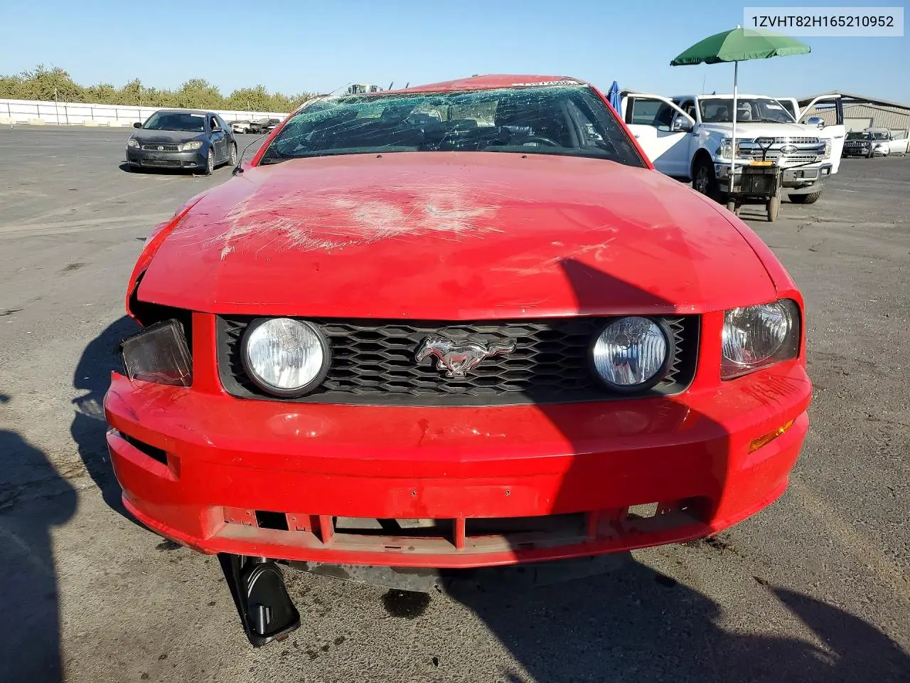2006 FORD MUSTANG VIN 1ZVHT82H165210952 — фото 5