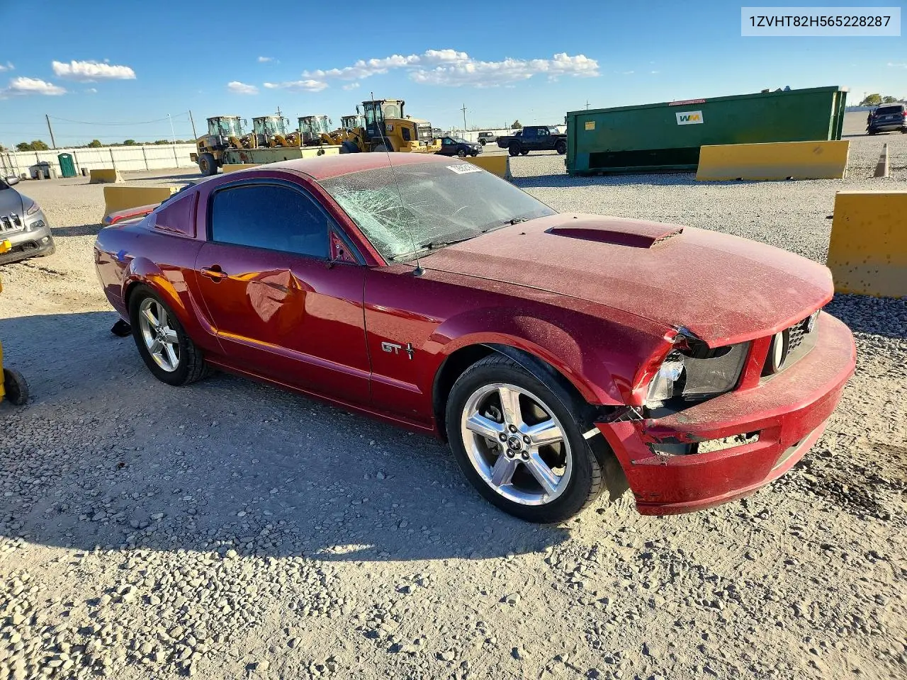 2006 FORD MUSTANG VIN 1ZVHT82H565228287 — фото 4
