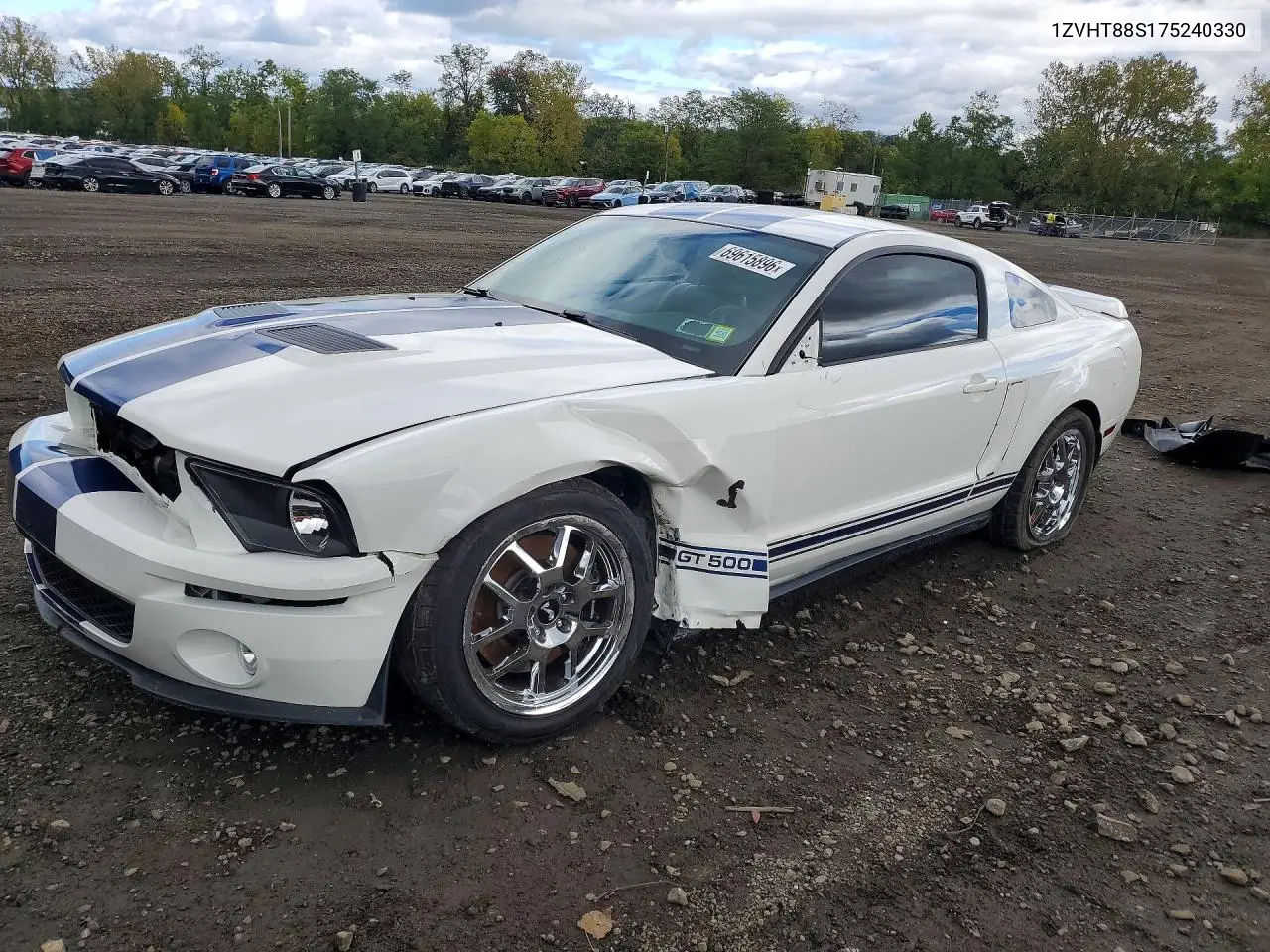 FORD MUSTANG 2007, VIN 1ZVHT88S175240330