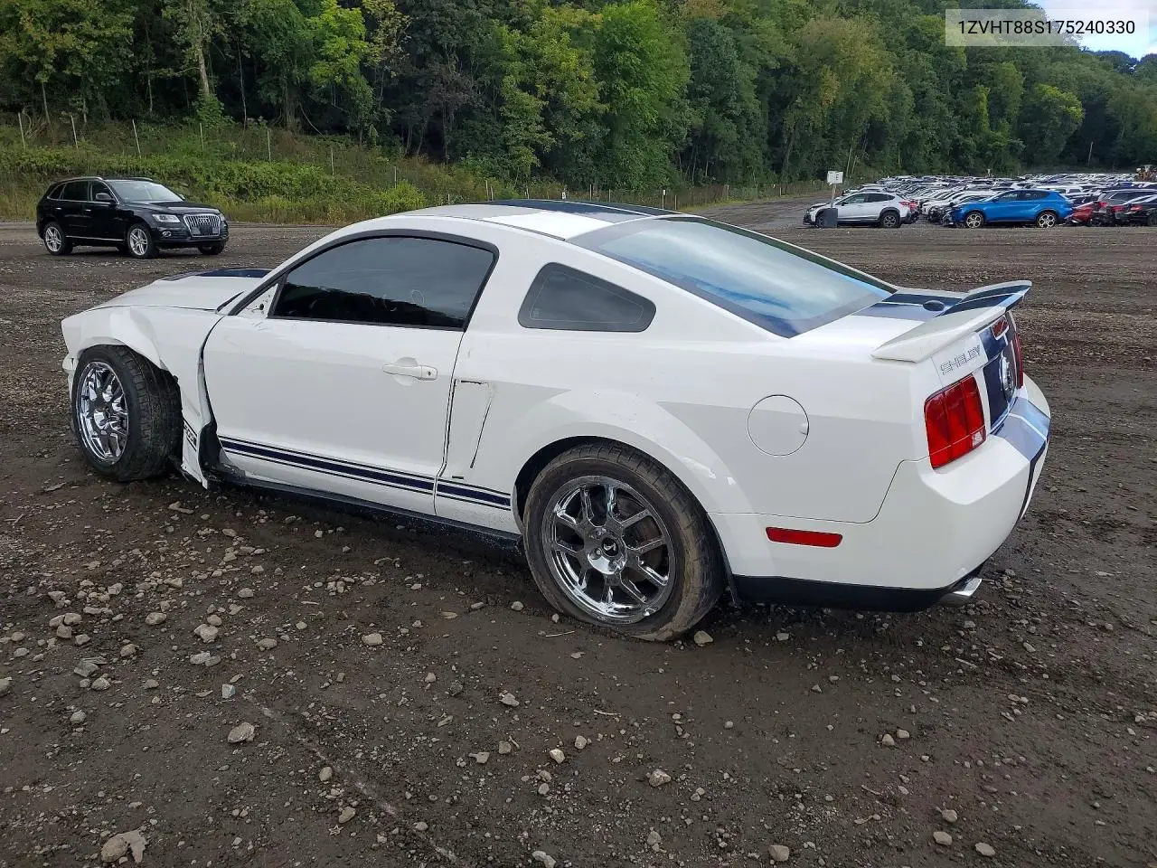 2007 FORD MUSTANG VIN 1ZVHT88S175240330 — фото 2
