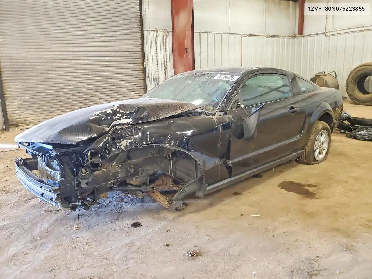 FORD MUSTANG 2007, VIN 1ZVFT80N075223855