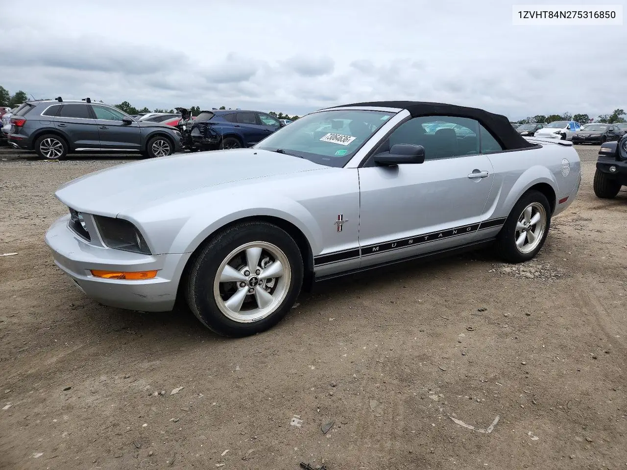 FORD MUSTANG 2007, VIN 1ZVHT84N275316850